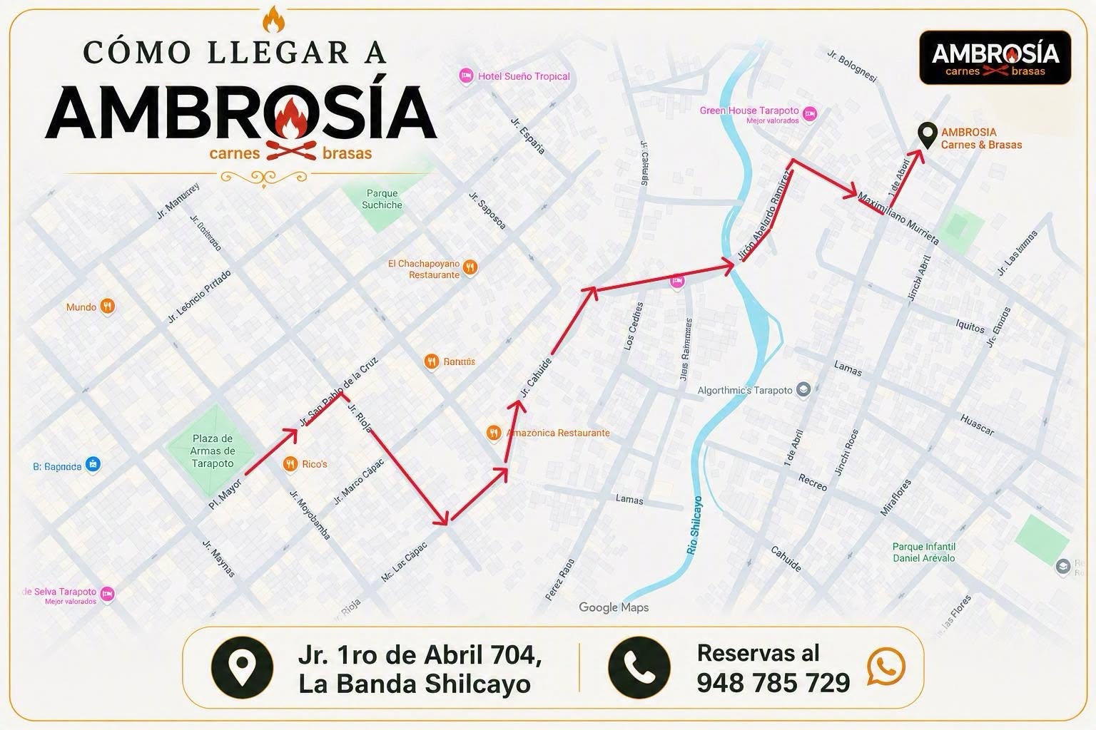 Cómo llegar a Ambrosía